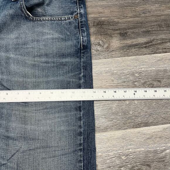 Vintage y2k 2000s Levis 559 Dark Wash Mens 38x32 Relaxed Denim Jeans Red‎ Tab - Picture 13 of 14